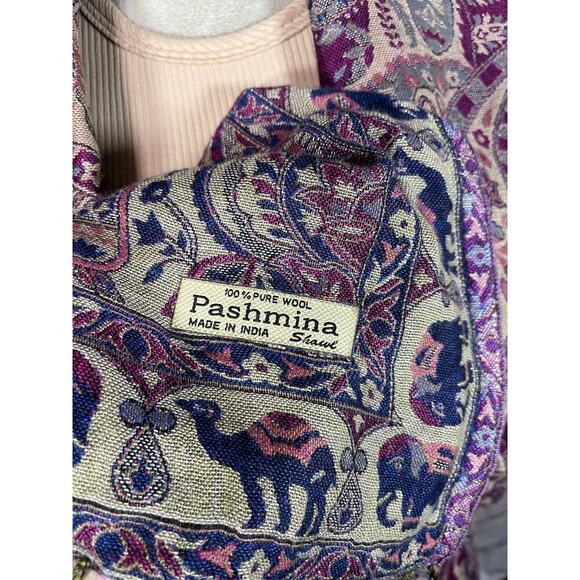 Super Soft Wool Pashmina Scarf - Picture 3 of 6